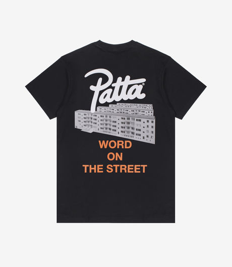 Patta Word On The Street T-Shirt Black