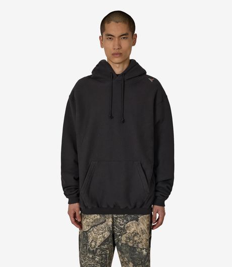 ROA Logo Hoodie Washed Black