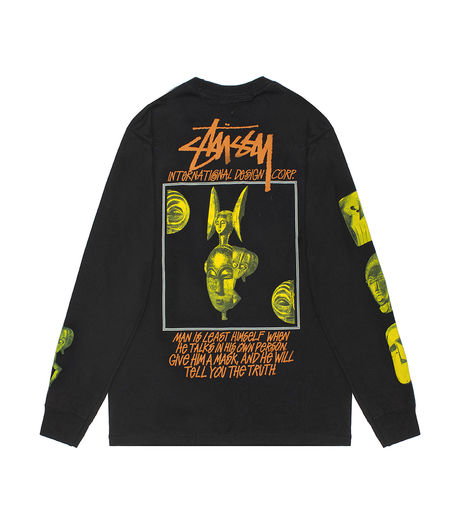 Stussy Masked LS Tee Black