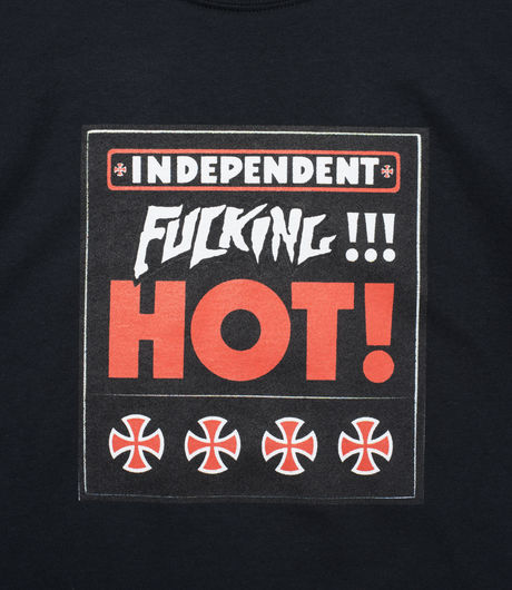 Fucking Awesome x Independent Fucking Hot Tee Black