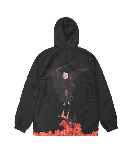 Ripndip Hell Pit Hooded Coach Jacket Black