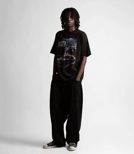 Wasted Paris Run T-Shirt Faded Black