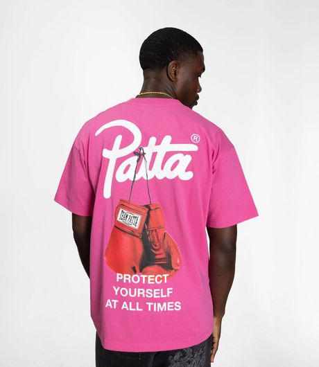 Patta Protect Yourself T-Shirt Ibis Rose