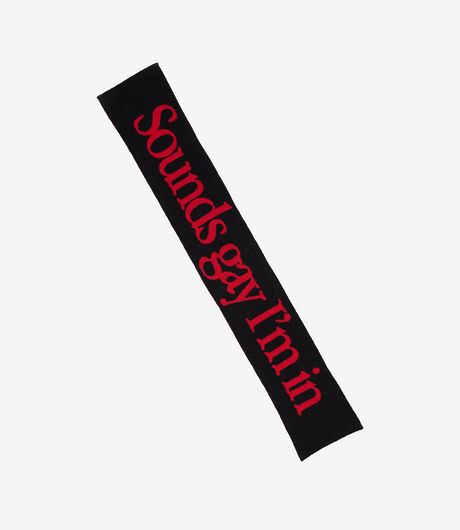 Carne Bollente Carne Spirit Scarf Black