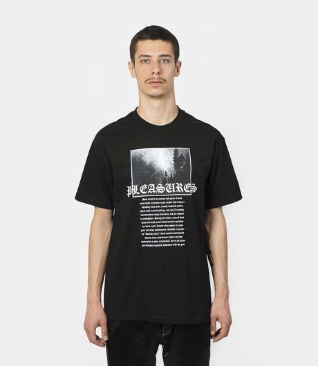 PLEASURES Black Metal T-Shirt Black