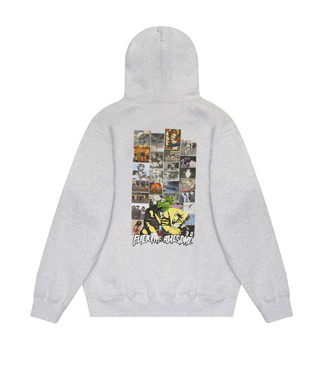 Fucking Awesome Frogman 2 Hoodie Heather Grey