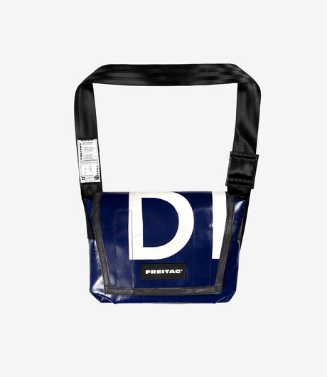 Freitag F11 Lassie Small Messenger Bag Navy/White