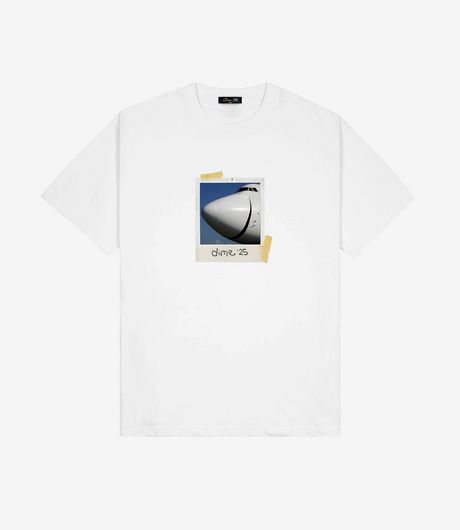 Dime Plane T-Shirt White