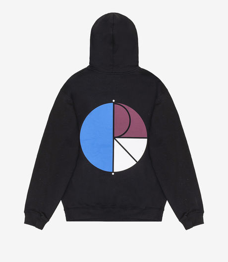 Polar Skate Co 3 Tone Fill Logo Hoodie Black