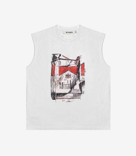 MISBHV Cigarettes Muscle Tank White