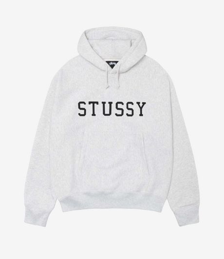 Stussy Applique Hood Ash Heather