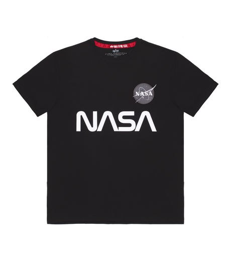 Alpha Industries NASA Reflective T-Shirt Black