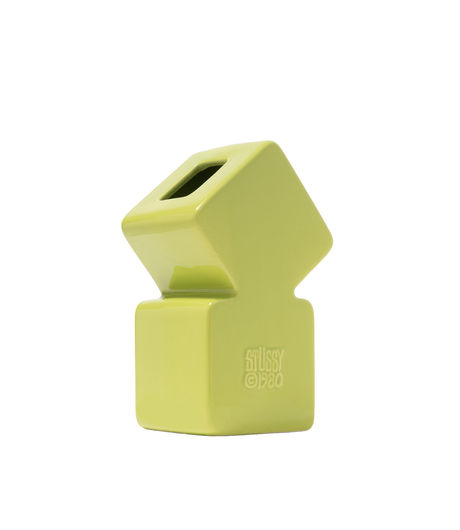 Stussy Dice Ceramic Vase Lime