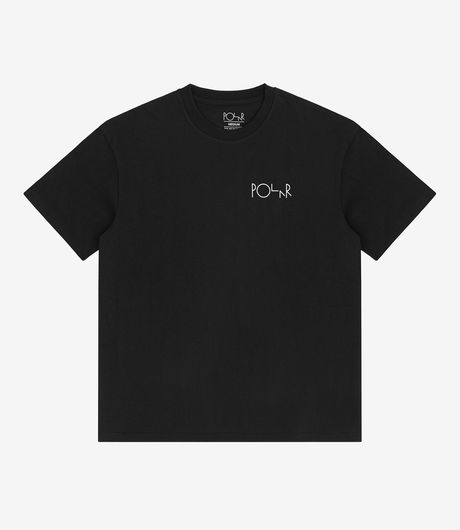 Polar Skate Co Stroke Logo Tee Black