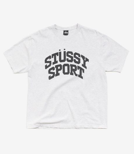 Stussy Block Sport Tee Ash Heather