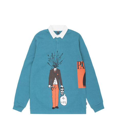 Patta Headless Rugby Polo Pagoda Blue