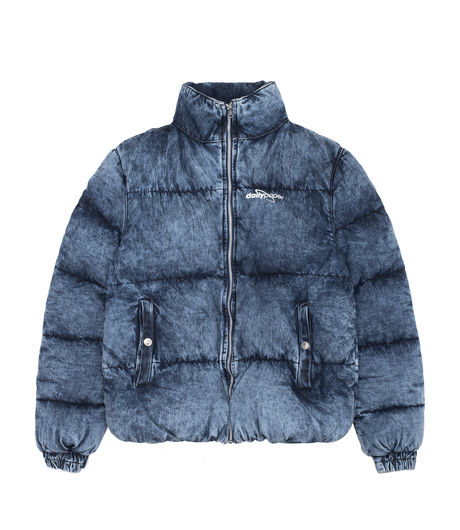 Daily Paper Guffer Jacket Blue Denim Acid Wash