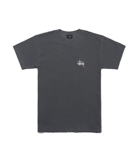Stussy Basic Stussy Pig. Dyed Tee Black