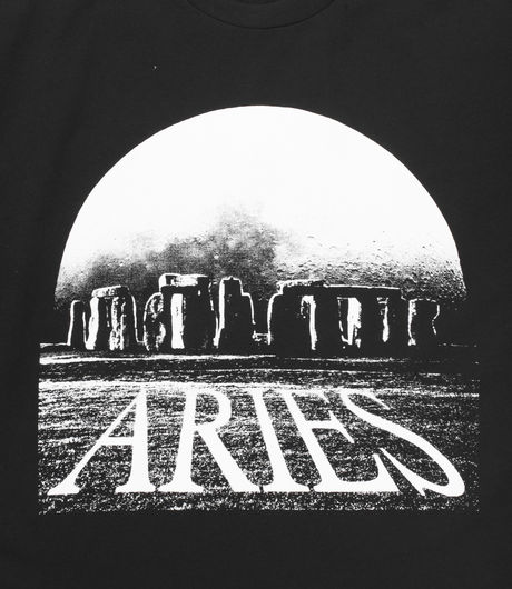 Aries Moonhenge T-Shirt Black