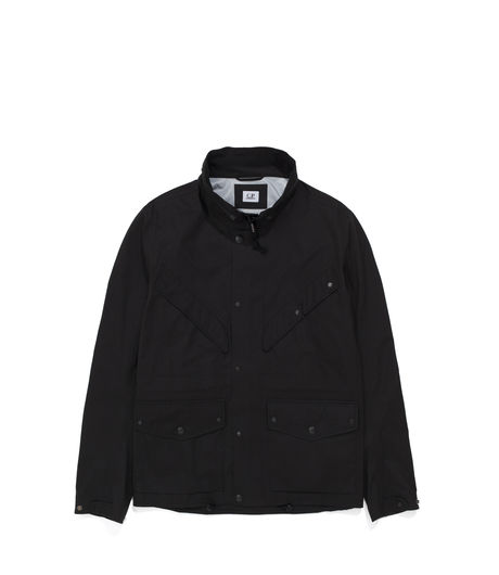 C.P. Company T-Mack Cotton 3 Layer Goggle Jacket Black
