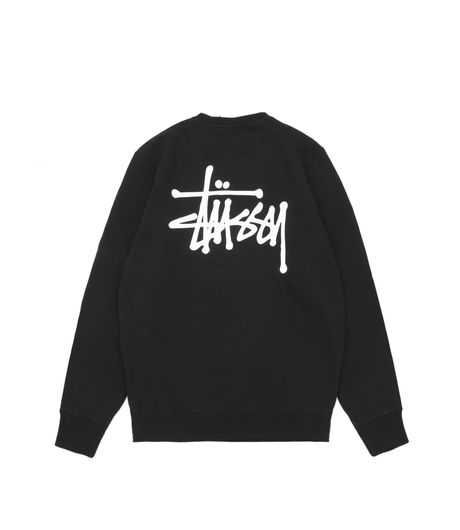 Stussy Basic Crew Black