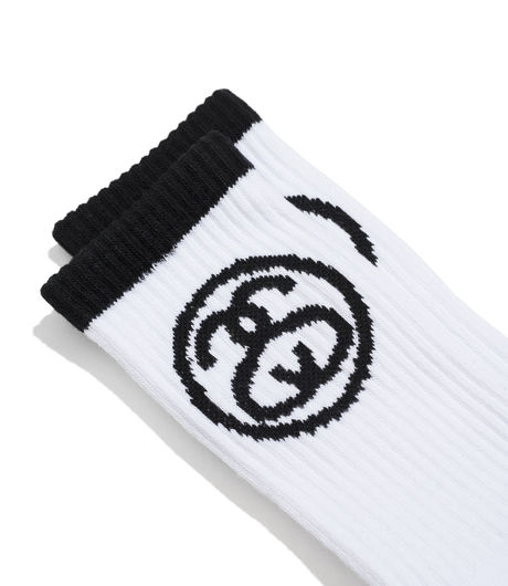 Stussy SS Link Socks White