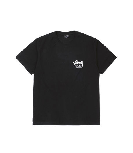Stussy Don't Take The Bait Tee Black