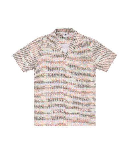 Daily Paper Fetrans Shirt Encrypted White
