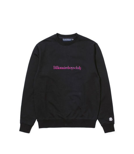 Billionaire Boys Club Embroidered Logo Crewneck Black