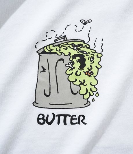 Butter Goods Garbage Tee White