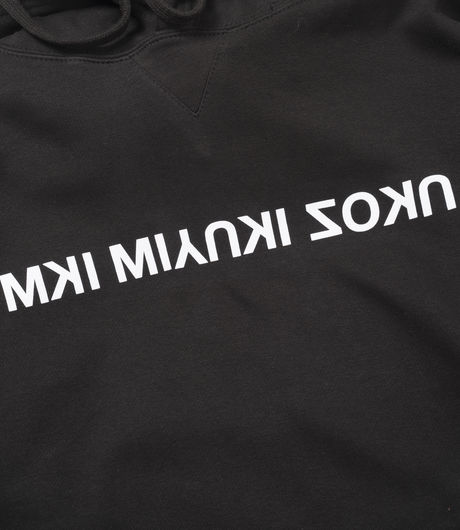 MKI Miyuki-Zoku Mix Logo Hoody Black