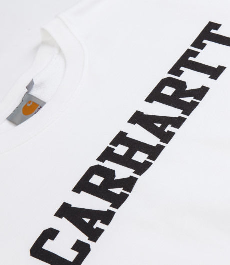 Carhartt College Sweat Cotton Sweat 9,4 oz White/Black