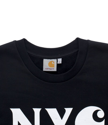 Carhartt New York City Sweat Cotton Sweat 9,4 oz Black/White