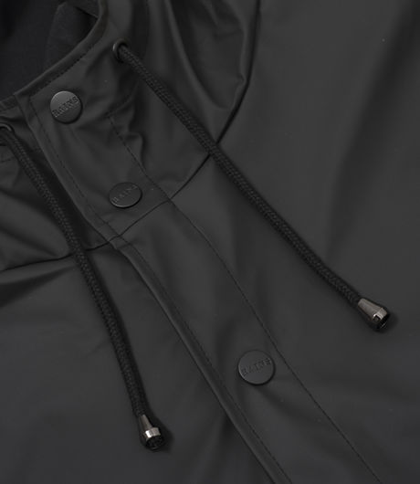 Rains Long Jacket Black