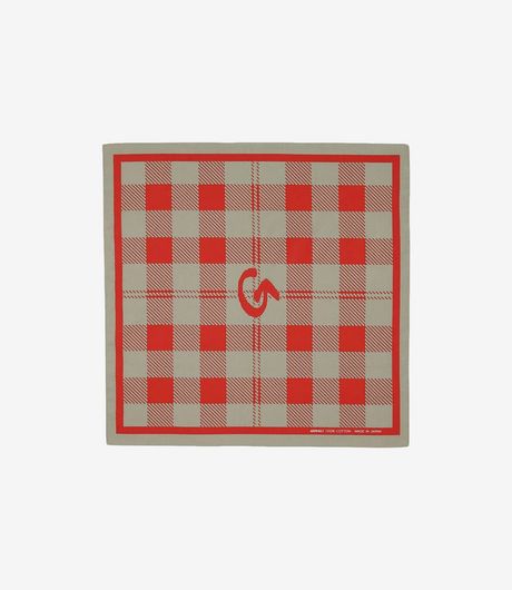 Gramicci Plaid Bandana Crimson