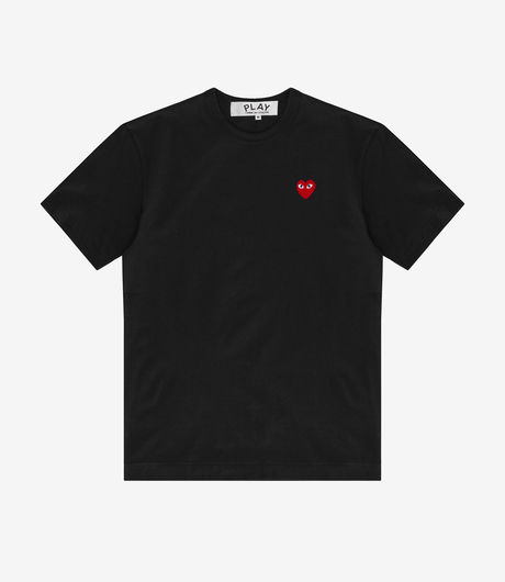 Comme des Garçons Play Basic Logo Tee Black/Red