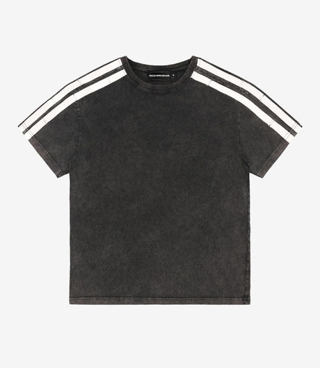 Racer Worldwide Track T-Shirt Faded Black