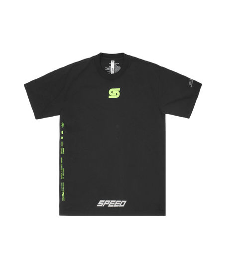 Still Good Speed Tee Black/Green Neon