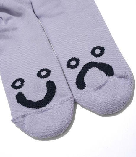 Polar Skate Co Happy Sad Classic Socks Lavender