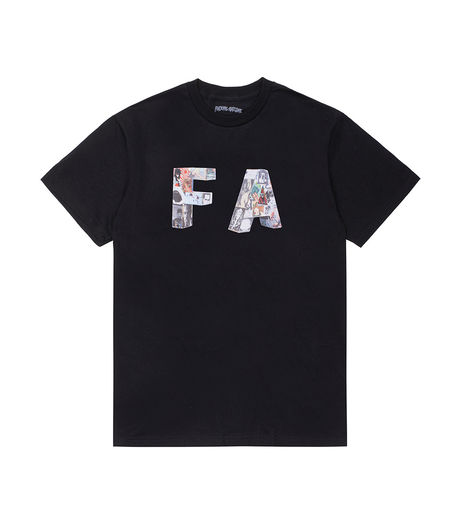 Fucking Awesome Paper Mache Tee Black