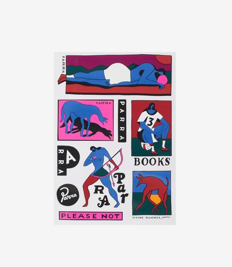 by Parra Various Vinyl Sticker Sheet Multi