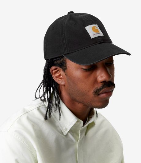 Carhartt WIP Cap Dearborn Canvas Black Stone Washed