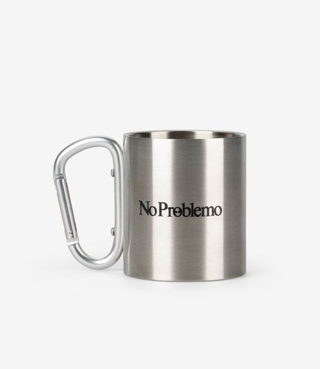 No Problemo Carabiner Mug Silver