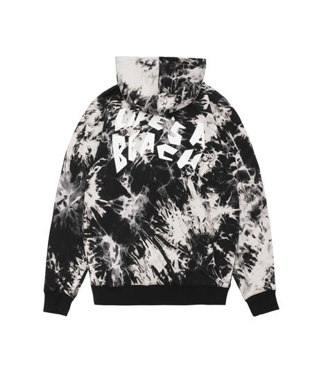 Life's a Beach Wavy Tai Hood Black