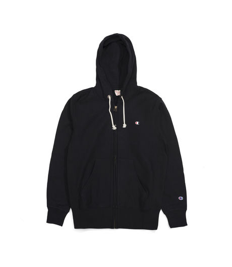 Champion Full-Zip Hooded Sweatshirt Black