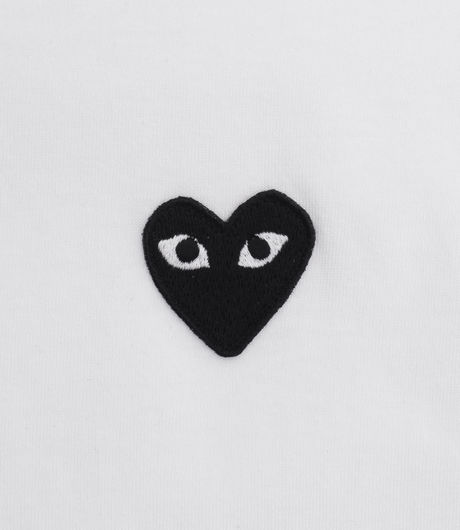 Comme des Garçons Play Basic Logo Tee White/Black