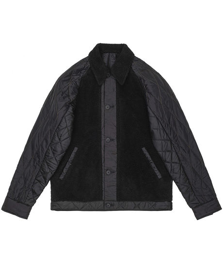 Maharishi Upcycled Grizzly Jacket Vintage Military Surplus Black