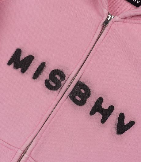 MISBHV Community Zipped Hoodie Vintage Pink