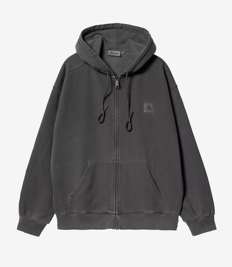 Carhartt WIP Hooded Nelson Jacket Black Garment Dyed