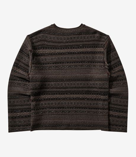 Umbro Fair Isle Crest Crew Black/Brown